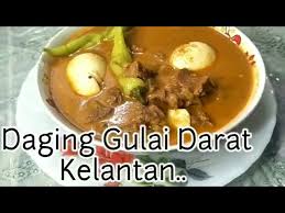 Daging gulai kawah antara menu wajib bila ada. Kerutuk Daging Kelantan Daging Masak Kerutuk Litetube