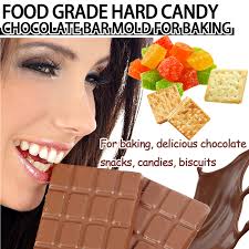 Amazon.com: 4PCS Chocolate Bar Silicone Mold,Food Grade Hard Candy  Chocolate Bar Mold for Baking,Delicious Chocolate Snacks,Candy,Biscuits :  Home & ...