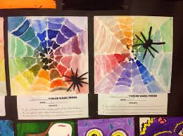 Eek Art This Year The 6th And 8th Grades Created Spooky Artwork For The Month Of Oct Halloween Art Lessons Middle School Art Projects Elementary Art Projects