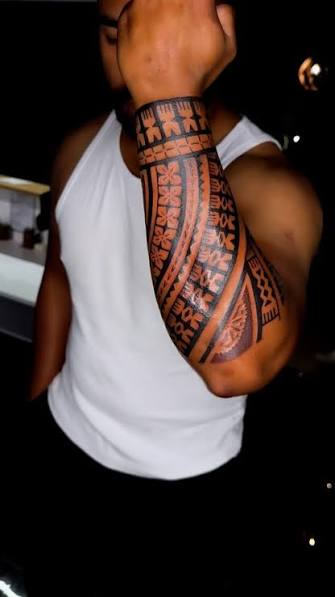 Polynesian Shark Teeth Tattoo Pattern Niho Mano