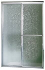 ✓ free for commercial use ✓ high quality images. Sterling Deluxe Sliding Shower Door Silver With Rain Glass Texture Contemporary Shower Doors By Bath1 Houzz