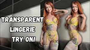 WeeJulietots Nude in transparent lingerie - haul