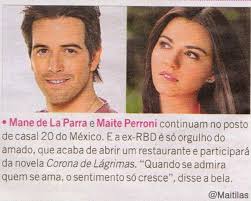 Eu assistia essas novelas com ela e ficava pensando, meu deus, essa mulher é de. Maite Perroni Y Mane De La Parra En La Revista Brasilena Minha Novela Reina Maite