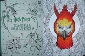 Harry Potter Magical Creatures Colouring Book A Review Harry Potter Coloring Book Coloring Books Harry Potter Painting