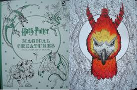 Harry potter magical creatures coloring book: Harry Potter Magical Creatures Colouring Book A Review Harry Potter Coloring Book Coloring Books Magical Creatures