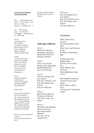 Alif satar /choir gemersik chorus penyanyi latar : Doc Lirik Lagu Tema Merdeka 2015 Sehati Sejiwa Haf 8700 Academia Edu