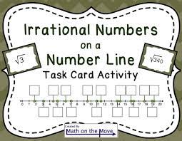 Estimating Square Roots On A Number Line Pdf And Google Slides Versions Number Line Upper Elementary Math Education Math
