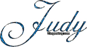 Also a feminine form of judah. Judy Blue Glitter Name Glitter Graphic Comment Lettering Judy Image Glitter