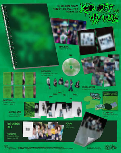 PREVENTA) KICKFLIP - KICK OFF THE WALL Pt.1 (PHOTOBOOK Ver.