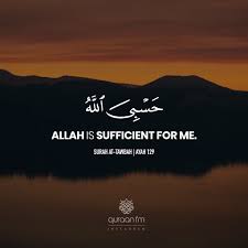Quraan Fm On Instagram Allah Is Sufficient For Me Surah At Tawbah Ayah 129 Receive Quran Reci Quran Quotes Love Quran Quotes Verses Quran Recitation