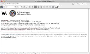 No matter what i try, no email client recognizes the signature block. Https Www Va Gov Opa Publications Graphicstandards Va Gsg Emailsignature Instructions Pdf
