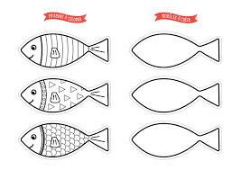 Poisson D Avril Jolis Petits Poissons D Avril A Colorier Et Creer En Telechargement Gratuit Poisson D Avril A Colorier Modele De Poisson Poisson A Colorier