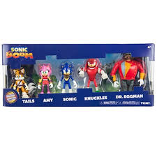 23 years after the original sonic the hedgehog video game, fast, handsome, and arrogant hero sonic continues to fight his arch nemesis, dr. Sonic Boom 5 Figure Multipack Sonic Knuckles Tails Amy Dr Eggman Shop4de Com