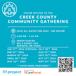 Creek County Community Gathering