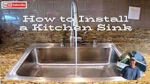 How To Install A Kitchen Sink