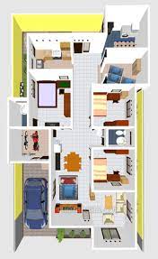 Denah Rumah 3 Kamar Tidur 1 Mushola Dalam Rumah Terbaru Denah Rumah Rumah Minimalis Rumah Modern