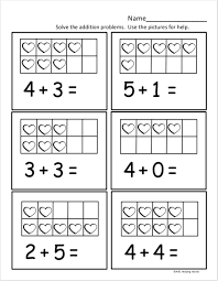 free kindergarten math worksheet for kindergarten addition made by teachers