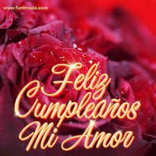 With tenor, maker of gif keyboard, add popular aniversario amor animated gifs to your conversations. Feliz Cumpleanos Mi Amor Rosas Rojas Gif Descargar En Funimada Com
