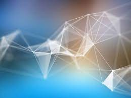 Download 3d Render Of A Low Poly Design On An Abstract Blur Background For Free Blurred Background Futuristic Background Abstract