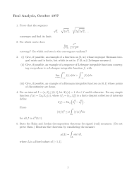 Http Math Virginia Edu Graduate Exams Analysis 1977 2004 Pdf
