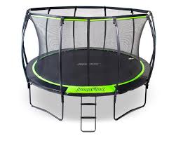 How to put a 14ft trampoline together. 14 Ft Trampoline With Net Enclosure Flex140 Jumpflex Usa