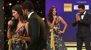 Katrina kaif is one of eight siblings, 7 girls and 1 boy, from a mother who is a caucasian of british nationality, and a father who was formerly from kashmir, india, but who has since acquired british citizenship. When Katrina Kaif Left Vicky Kaushal Blushing On Stage Watch Entertainment News The Indian Express