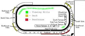Handicap Parking And Seating At Indy Motor Speedway