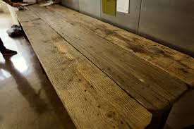 Scaffold Worktop Would Need To Seal Gaps Between Boards Wood Worktop Kitchen Wood Worktop Rustic Kitchen Cabinets