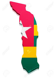 Illustration Detaillee D Une Carte Du Togo Avec Le Drapeau Vecteur Eps10 Clip Art Libres De Droits Svg Vecteurs Et Illustration Image 37602629