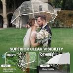 Amazon.com: 16 Pack Clear Bubble Wedding Umbrellas, High ...