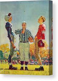 See more ideas about carnival party, carnival games, carnival birthday. Coin Toss Canvas Print Canvas Art By Norman Rockwell