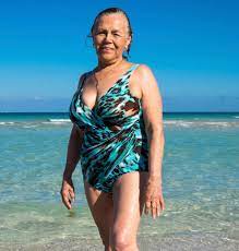 Old Lady In Swimsuit Swimsuits For Older Women Old Lady Swimsuit Slimming Swimsuits