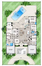 Mediterranean house plans, as the name implies, reflect the style of homes found in the mediterranean region, notably italy and spain. House Plan 72807 Mediterranean Style With 4155 Sq Ft Family Home Plans