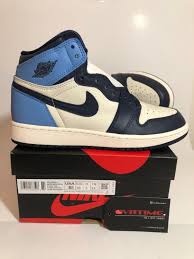 Jordan 1 Obsidian Brand New Ds Size 5 5y 100 Authentic Air Jordans Air Jordan Shoes Jordans