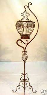 Large Bird Cage Candle Holder Bye Bye Blue Bird Bird Cage Decor Vintage Bird Cage Antique Bird Cages