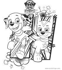 Will be launched with a programming on both citv and cartoon network's boomerang channels. Paw Patrol Mighty Pups Coloring Pages Coloring Home