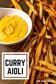 Curry Aioli Sip And Spice Recipe Aioli Food Curry