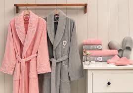 Ozdilek Wedding Aile Bornoz Seti Gri Pudra Alkapida Com