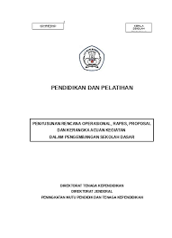 Menentukan sasaran atau volume b. Kepala Sekolah 19 Penyusunan Rencana Operasional Rapbs Proposal Dan Kerangka Acuan Doc