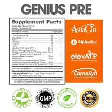 Check spelling or type a new query. Genius Pre Workout Train Smarter And Harder