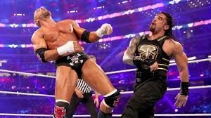 Triple H Vs Roman Reigns Wrestlemania 32 Full Match Triple H Vs Roman Reigns Wwe World Heavyweight Championship Match Photos Roman Reigns World Heavyweight Championship Wwe World