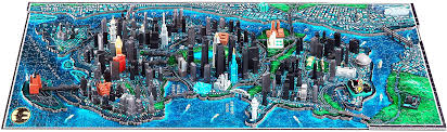 The hobbit the lord of the rings. Batman Gotham City 4d Cityscape Puzzle Inbox Toys