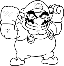 Some of the coloring page names are dog and cat warrior cats large, dog and cat click on the coloring page to open in a new widnow and print. Wario Coloring Pages Free Printable Coloring Pages For Kids