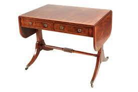 Antique Edwardian Mahogany Drop Leaf Table For Sale At Pamono