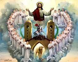 He was met by crowds of followers and supporters who lined the road into the city and waved branches cut from. Pin On Pamsunday Martyrs