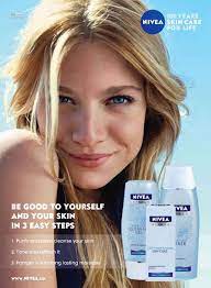 Nivea Advertising Beauty Make Up Natural Advertising Beaute Maquillage Produits De Soins De La Peau