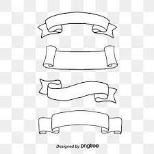 Satin Frame Banner Stenter Label Note Silk Ribbon Ribbon Banner Title Ribbon Decorate Hand Hand Drawn Banners Hand Vector Painted Vector Ribbon Vector B Stickers