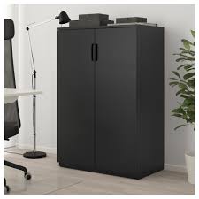 Galant Cabinet With Doors Black Stained Ash Veneer Ikea Cabinet Doors Ikea Galant Plastic Shelves