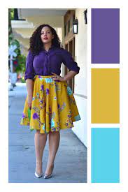 Quieres Ser Una Influencer Descubre Como En Tizkka Tizkkamoda Blusa Morado Falda Mostaza Estampado Color Blocking Outfits Outfit Frio Fashion