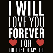 1 I Will Love U Forever T Shirt The Rest Of My Life Fall In Love Tee T Spoofytees